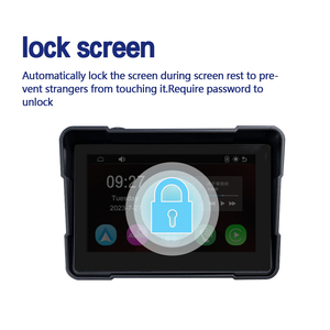 LELV Ipx7 Pantalla Inalámbrica para Motocicleta de <span class=keywords><strong>5</strong></span> <span class=keywords><strong>Pulgadas</strong></span> con Carplay Android Auto, Resistente al Agua, con Dos Cámaras HD DVR - Product Image 4