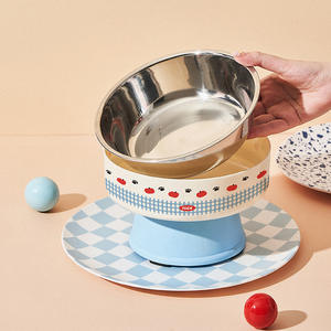 Tazón Ecológico Moderno de Acero Inoxidable para Comida y Agua de Perros y Gatos con Diseño Elevado, Ligero y Antideslizante - Product Image 1