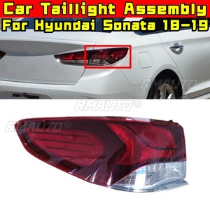 Pour Hyundai Sonata 2018-2019, feux de jour à LED, feux antibrouillard étanches, ensemble de feux arrière de voiture 92401C2500 HY2804153 - Product Image 1