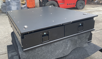 Qualité Garantie Nouveau Tiroir en Acier Noir pour Système de Rangement de Cuisine, SUV, Camping-Car, Capacité 200kg pour Prado LC76/LC95/LC120/LC150 Tacoma
