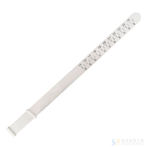 Herramienta de medición de anillos de plástico para medir el tamaño del dedo, herramientas para hacer joyas - Product Image 3
