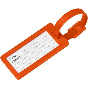 Etichetta per bagagli in tessuto riciclato, gadget sostenibili - Product Image 3
