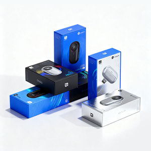 Biểu Tượng Tùy Chỉnh Rỗng In Tai Nghe Không Dây Bao Bì Giấy Hộp Sản Phẩm Điện Tử Cứng Nhắc Hộp Các Tông - Product Image 3