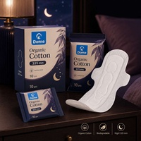 Pembalut Wanita Organik Ultra Tipis Desain Ergonomis Daya Serap Tinggi untuk Malam Hari, Harga Pabrik