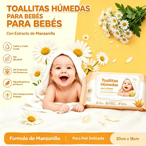 Toallitas Húmedas <span class=keywords><strong>para</strong></span> Bebés de Marca Privada, Personalizadas, Sin Alcohol, <span class=keywords><strong>para</strong></span> el Cuidado de la Piel de Recién Nacidos, al por Mayor - Product Image 1