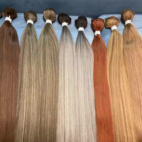 Nuevas Extensiones de Cabello Sintético Ruso con Rizos Franceses, Cabello Natural para Trenzas, Cabello Liso para Trenzar