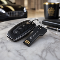 Clé USB 2.0/3.0 en aluminium mini personnalisée avec logo, chiffrée, capacité de stockage de 2 Go à 128 Go
