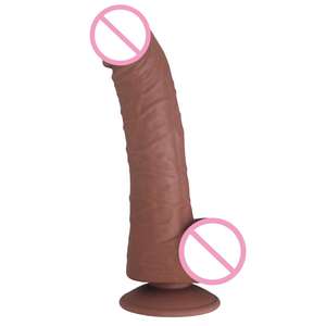 Dildo de Silicona Realista SEDUCER, Pasión y Lujuria, Eje Texturizado, Diseño Flexible, Fuerte Ventosa, Impermeable, Vibrador para Adultos - Product Image 6