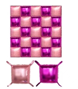 Globos Square <strong>Background</strong> Wall Panel Foil Mylar Balloon Backdrop Square Tails Balloon Wedding Birthday Party Decorations - Product Image 2