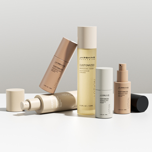 Bộ Đóng Gói Thủy Tinh 30Ml 50Ml 100Ml Mờ Chuyển <span class=keywords><strong>S</strong></span>ắc Hình Trụ Bình Đựng Kem Mỹ Phẩm Chăm <span class=keywords><strong>S</strong></span>óc Da Bình Bơm Phun Mực Kem Dưỡng Da - Product Image 5