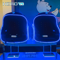 Les jeux HEROVR 9D VR ont utilisé l'équipement de cinéma de réalité virtuelle d'éducation pour le centre commercial d'intérieur et extérieur de parc d'aventure en métal