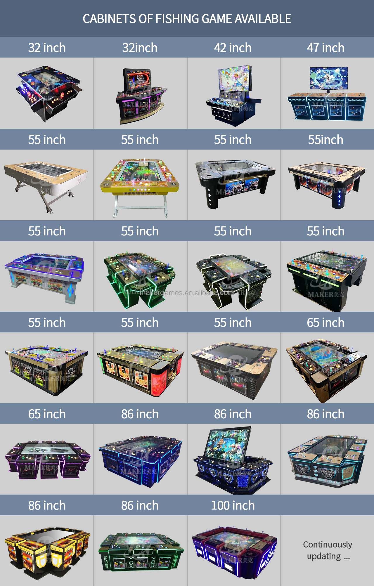 ซอฟต์แวร์เกม Coin Pusher Fish ตารางผู้เล่นหลายคนทนทาน 7