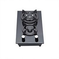 Cuisinière à gaz encastrable 2 brûleurs pour usage domestique, classe énergétique A+, protection anti-fuite – Vente en gros usine OEM/ODM