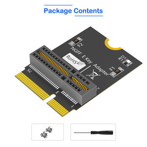 <span class=keywords><strong>M</strong></span>.<span class=keywords><strong>2</strong></span> NGFF محول مفتاح إلكتروني لمفتاح إلكتروني لـ AX200/بطاقة WiFi وحدة تثبيت عمودي بتقنية تحديد المواقع درجة b مادة استخدام سطح المكتب المخزون - Product Image 6