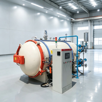 Autoclave Compuesto con Certificación CE para Curado de Fibra de Carbono con Sistema de Control PLC