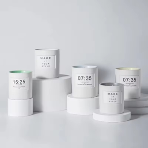 Vela de aromaterapia de estilo minimalista de diseño exquisito, vela perfumada con fragancia de cerámica para decoración del hogar - Product Image 2