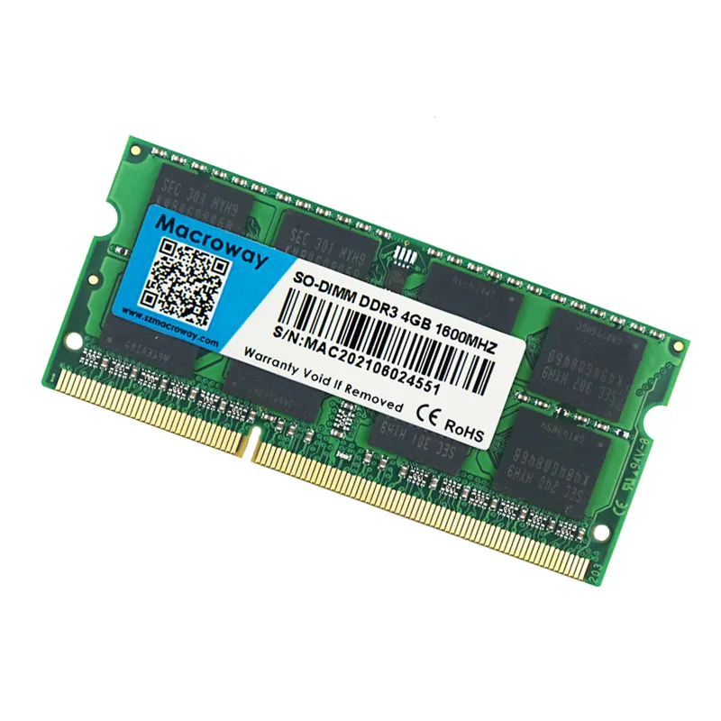 Fábrica Atacado Memoria Computador Ddr3 Ram 2gb 4gb 8 gb Ddr3l 4 8 gb 1600mhz 1.35v Sodimm Laptop Memória RAM