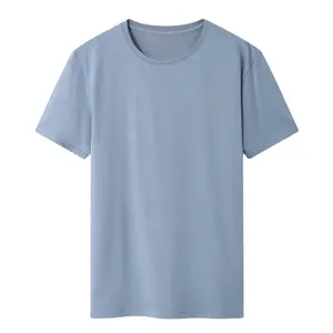 उच्च गुणवत्ता 100% पुरुषों के खाली टी शर्ट लेबल निजी मुद्रण ब्रांड लोगो टी शर्ट