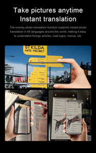 Traducteurs IA miniatures OEM avec support magnétique pour téléphone, un clic, 32 Go, prise en charge de la traduction vocale, 70 langues, application IA, appareil portable - Product Image 6