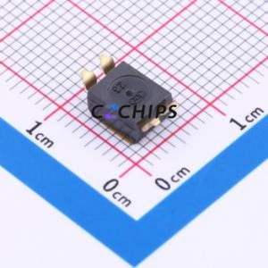 DSIC02TSGER DIP Switch SMD-4P,5.1x6mm Switch Single Pole Single Throw 2 2.54mm 25mA - Product Image 2