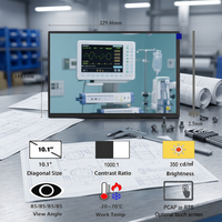 10,1-Zoll 1280x800 Pixel IPS LCD-Anzeigepanel Optische Vollständige Laminierung Staubdichter Touchscreen Industriesteuerung