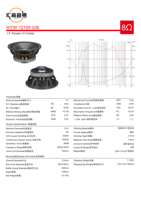 Serie de Altavoces de Rango Completo de Fibra de Carbono con Ferrita de 10/12/15/18 Pulgadas, 800W a 1200W RMS, Bobina de Voz de 4 Pulgadas, 98 a 102dB para Audio Profesional