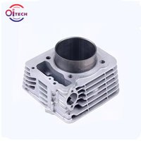 Bloc-cylindres de moteur de moto Oitech, usiné CNC en alliage d'aluminium, refroidi par air, 4 temps, pièces de rechange