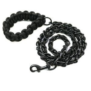 मध्यम और बड़े कुत्तों के लिए थोक नायलॉन कुत्ते पट्टा श्रृंखला शैली शैली और सरल डिजाइन ठोस और च्यू सबूत - Product Image 6