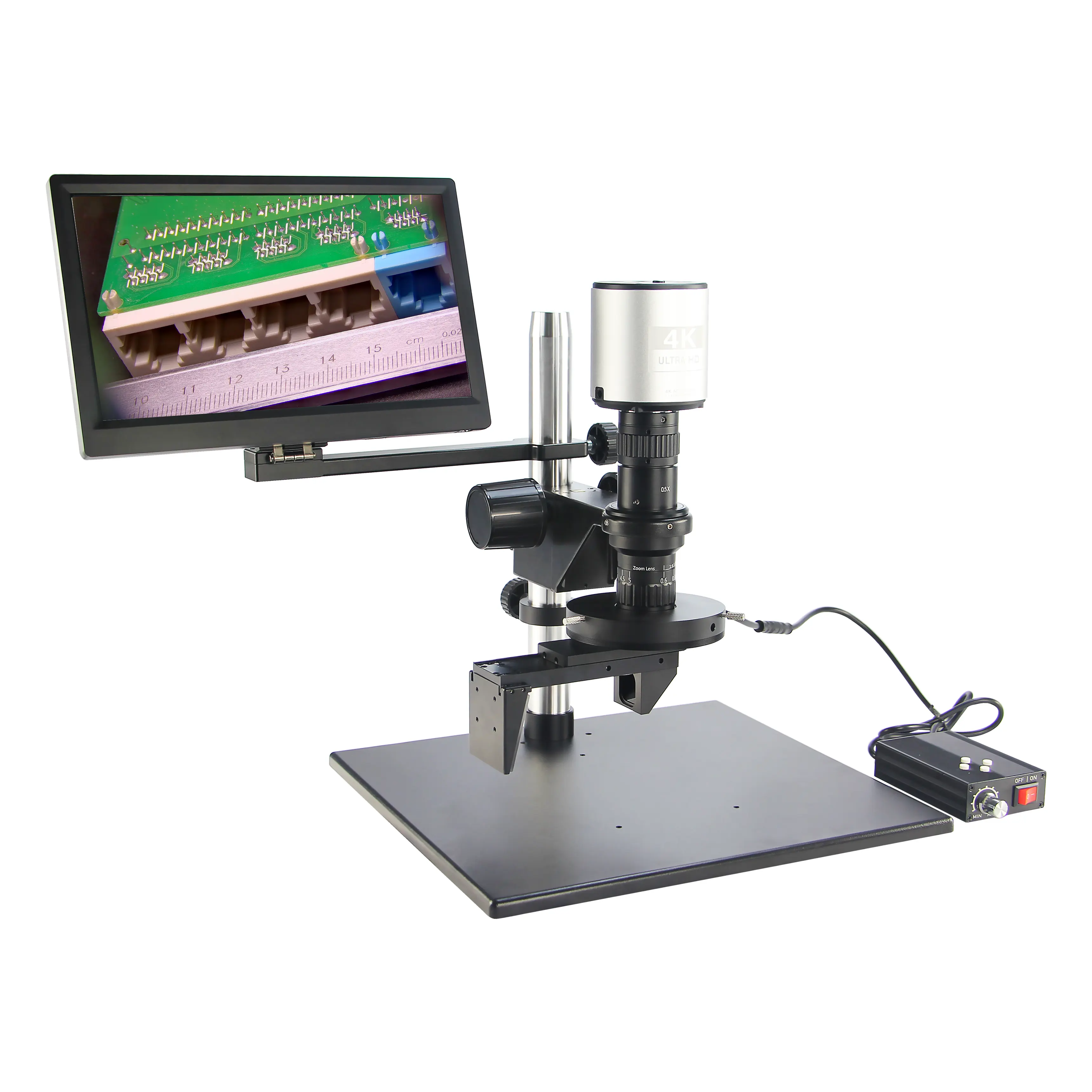 Ft-opto FM3D0325BFA büyük FOV otomatik odaklama 2D/3D 4K ölçüm HD Video dijital Mono mikroskop