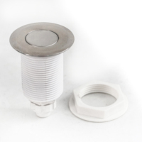 Interrupteur à bouton-poussoir électronique intelligent en acier inoxydable Welltry T-06S avec combinaison 1NO1NC et points lumineux pour spa et piscine