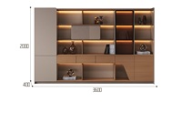 Vente flash, prix d'usine, table de direction classique de taille personnalisée, mobilier commercial, bureau de direction
