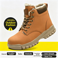 Chaussures de sécurité légères en acier avec soutien de la voûte plantaire, anti-fatigue et anti-écrasement pour entrepôt (vente en gros)