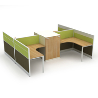 Poste de travail exécutif cabine bureau bureau bureau en bois banc de travail moderne pour bureau d'atelier