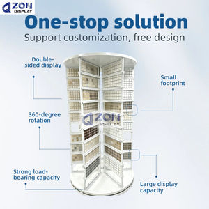 Étagère rotative sur pied en métal pour l'affichage de mosaïques de salle de bain, échantillons de carreaux en porcelaine <span class=keywords><strong>et</strong></span> en céramique, marbre, quartz - Product Image 2