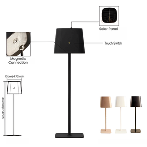 Có thể sạc lại bảng đèn bàn đèn cho khách sạn đầu giường hoặc phòng khách giá cả cạnh tranh năng lượng mặt trời đèn bàn cho nhà hàng - Product Image 2