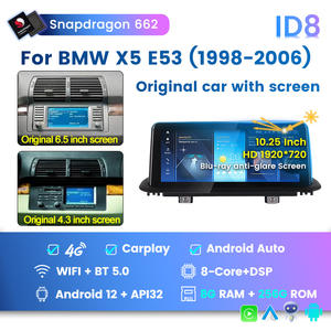 Snapdragon Android 12 reproductor de DVD del coche de la pantalla de Audio estéreo para <span class=keywords><strong>BMW</strong></span> 5 <span class=keywords><strong>E39</strong></span> E53 X5 <span class=keywords><strong>M5</strong></span> <span class=keywords><strong>1999</strong></span> - 2006 la radio del coche - Product Image 3