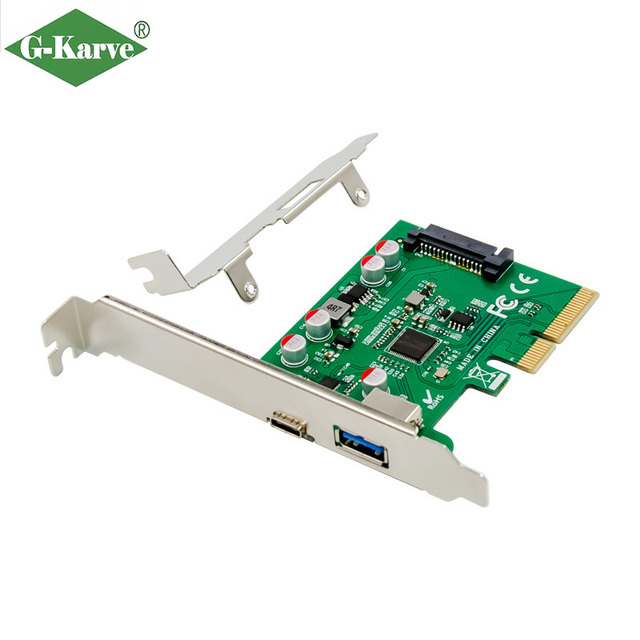 Factory Price ST625 PCIe X4 ASM1142 Gigabit Ethernet Internal Server Expansion Card for Printer, Scanner, USB Device