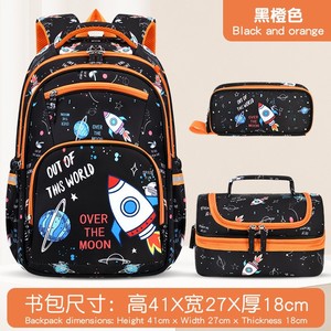 Waterproof Large Capacity Student 3‑Piece School Bag <b>Set</b> Backpack+Thermal <b>Lunch</b> Box+Pencil Case Support OEM ODM - Product Image 2