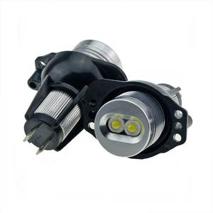 Pour <span class=keywords><strong>BMW</strong></span> Série 3 <span class=keywords><strong>E90</strong></span> E91 325i 330i Xenon Blanc LED <span class=keywords><strong>Angel</strong></span> Eye Halo Anneau Marqueur <span class=keywords><strong>Ampoules</strong></span> Remplacement OEM #63117161444 - Product Image 2