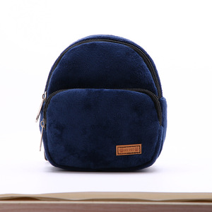 Mochila para perros con cremallera, bolso de hombro para mascotas de lana para gatos, perros pequeños, bolsillos dobles para golosinas, juguetes, incluye Clip para correa - Product Image 4