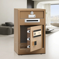 CEQSAFE Coffre-fort numérique automatique ignifuge pour ranger l'argent, coffre-fort électronique