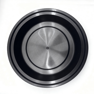 [150 unidades] Recipientes y tapas redondos de plástico PP de 24 oz para llevar, aptos para microondas, color negro - Product Image 3