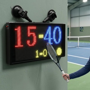YIZHI Display a Matrice di Punti, Sensore per Racchetta, Contatore Punti Touch, Tabellone Segnapunti Digitale LED per Tennis e <span class=keywords><strong>Padel</strong></span> - Product Image 1