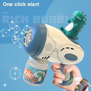 Máquina de <span class=keywords><strong>Burbujas</strong></span> Automática Popular, Juguete para Niños, Linda Pistola de <span class=keywords><strong>Burbujas</strong></span> Eléctrica con Forma de Mascota para Jugar al Aire Libre con Luces - Product Image 3