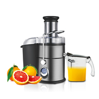 800W RVS-blad centrifugale sinaasappel- en fruitpers met zelfreinigende functie voor huishoudelijk gebruik