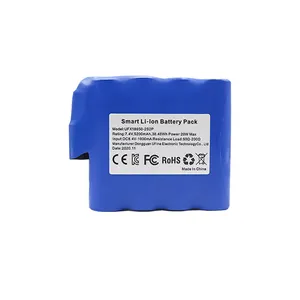 Fabricant chinois de cellules au lithium batterie ODM Lipo pour moniteur de pression des pneus UFX 18650-2S2P 5200mAh 7.4V certificat KC