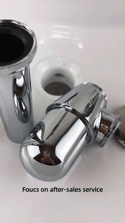 Cheap Brass Round Bottle Trap P-trap Plumbing Replacement Bathroom Sink ...