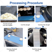 Machine à diviser et à arrondir la pâte HNOC pour pains vapeur, croissants, biscuits, boules de pâte de 600g, pour la fabrication de pizzas