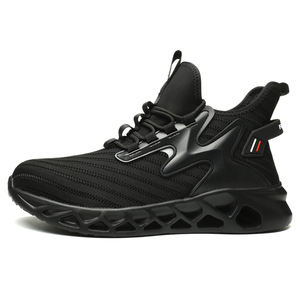 Zapatos de seguridad para el trabajo para hombre, zapatillas ligeras y transpirables con puntera de acero, zapatillas de seguridad antiaplastamiento y antipinchazos - Product Image 2