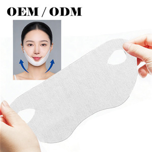 Y157 China Parche Facial Delgado de Algodón Elástico <span class=keywords><strong>para</strong></span> Levantamiento de Doble Mentón y Efecto V-Face con Gancho <span class=keywords><strong>para</strong></span> la Oreja, Microfibra de Doble Cara + Algodón Elástico - Product Image 1